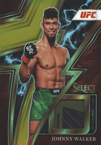 2023 Panini UFC Select Sparks Relic Gold /10 Johnny Walker #SP-JWK
