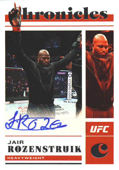 2022 Panini Chronicles UFC Jair Rozenstruik Autograph #CS-JRZ