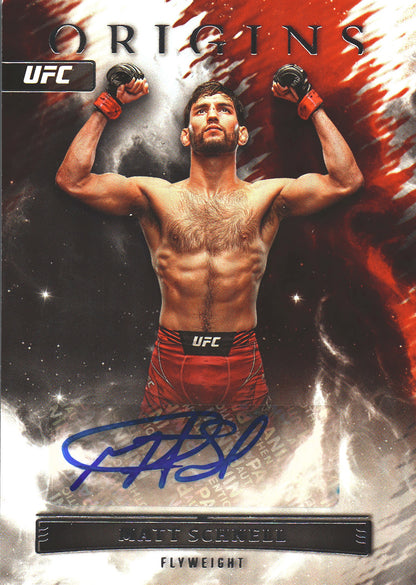 2022 Panini Chronicles UFC Origins Matt Schnell Autograph #OA-MSH