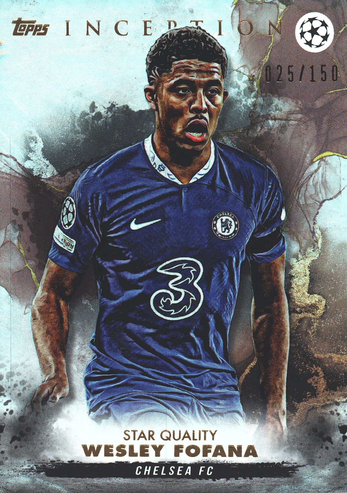 2023 Topps Inception Rainbow /150 Wesley Fofana Chelsea