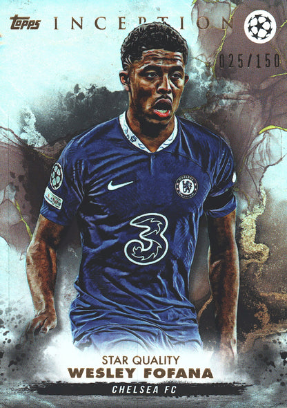 2023 Topps Inception Rainbow /150 Wesley Fofana Chelsea