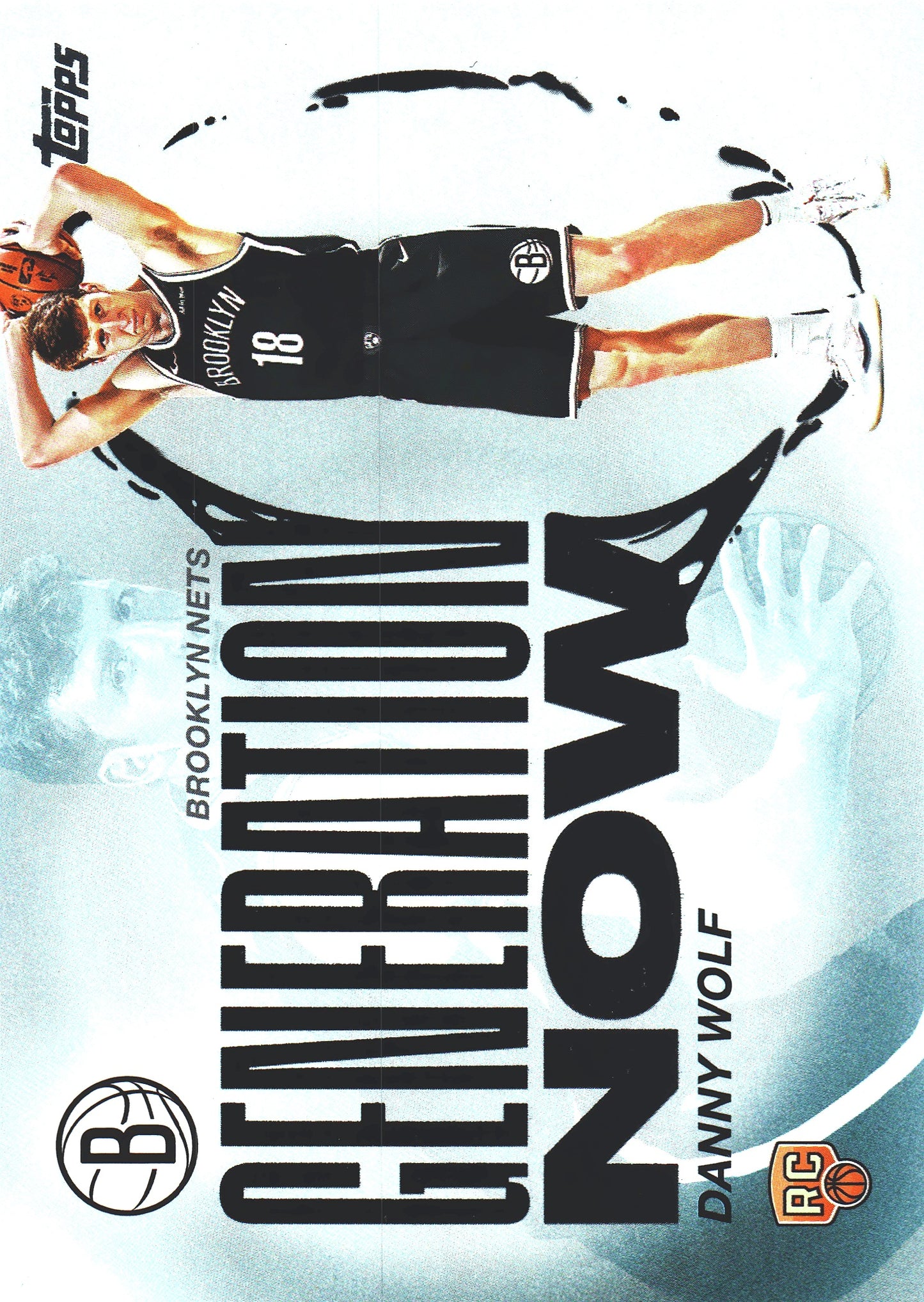 2025 Topps NBA Generation Now Danny Wolf RC #GN-27 Brooklyn Nets