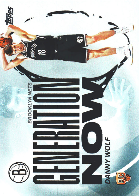 2025 Topps NBA Generation Now Danny Wolf RC #GN-27 Brooklyn Nets