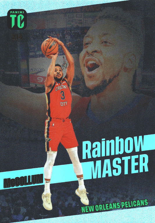 2023 Panini Top Class NBA CJ McCollum Rainbow Master #214 New Orleans Pelicans