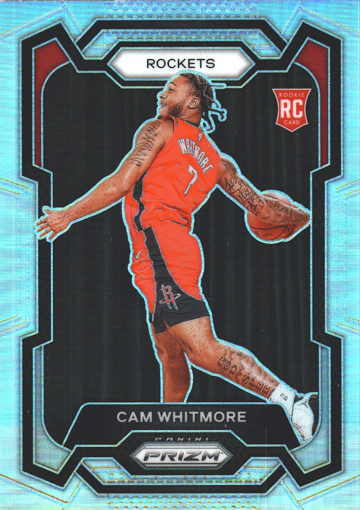 2023 Panini Prizm Cam Whitmore RC Silver #129 Houston Rockets