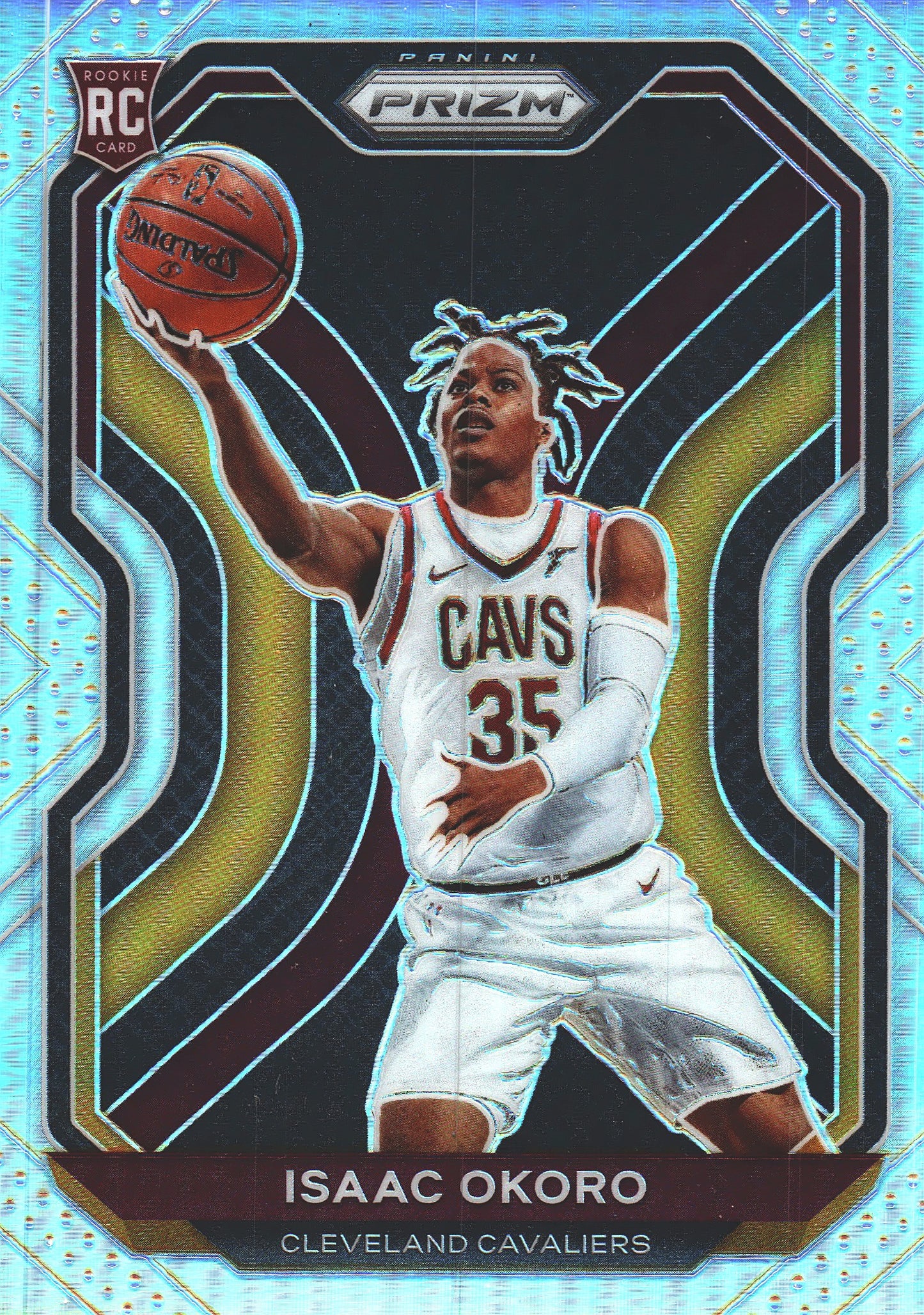2020 Panini Prizm Isaac Okoro RC Silver #298 Cleveland Cavaliers