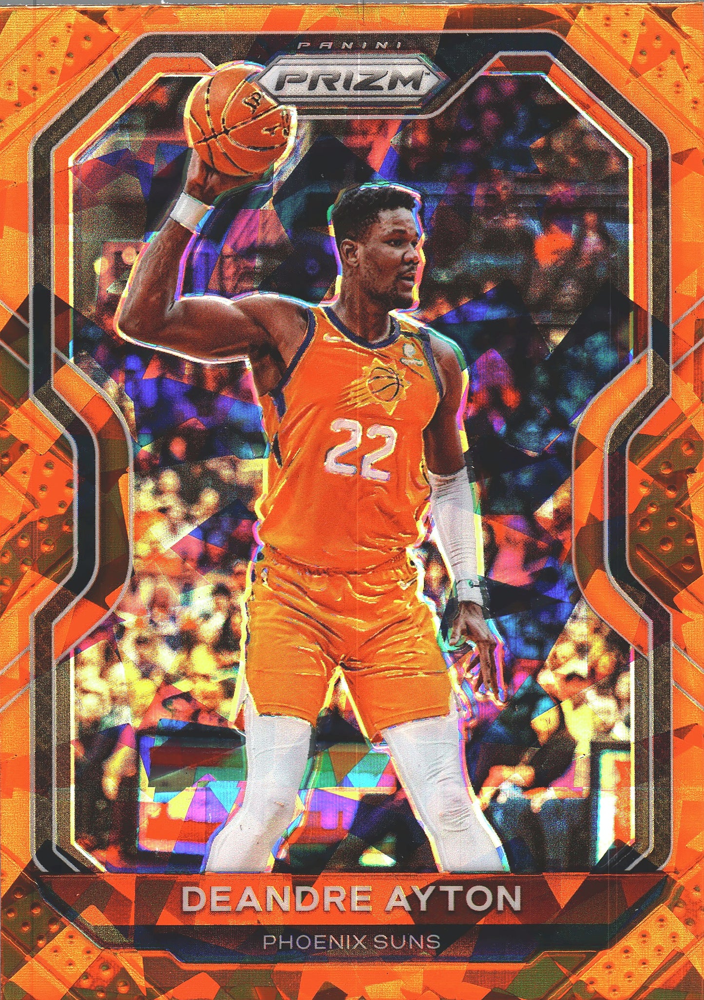 2020 Panini Prizm Deandre Ayton Orange Ice #5 Phoenix Suns