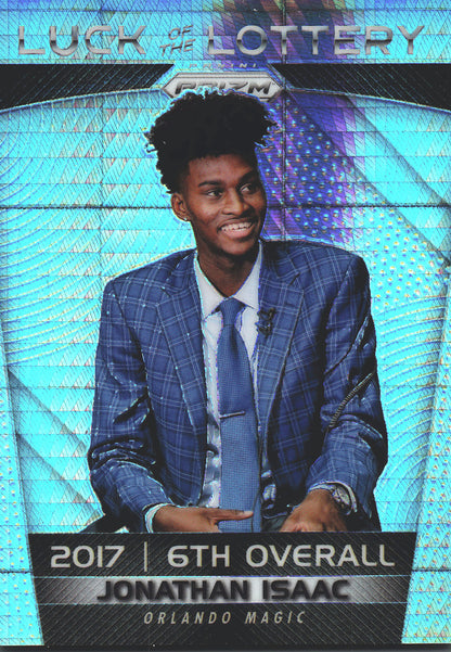 2017 Panini Prizm Luck of the Lottery Hyper Jonathan Isaac #LL-JIS Orlando Magic