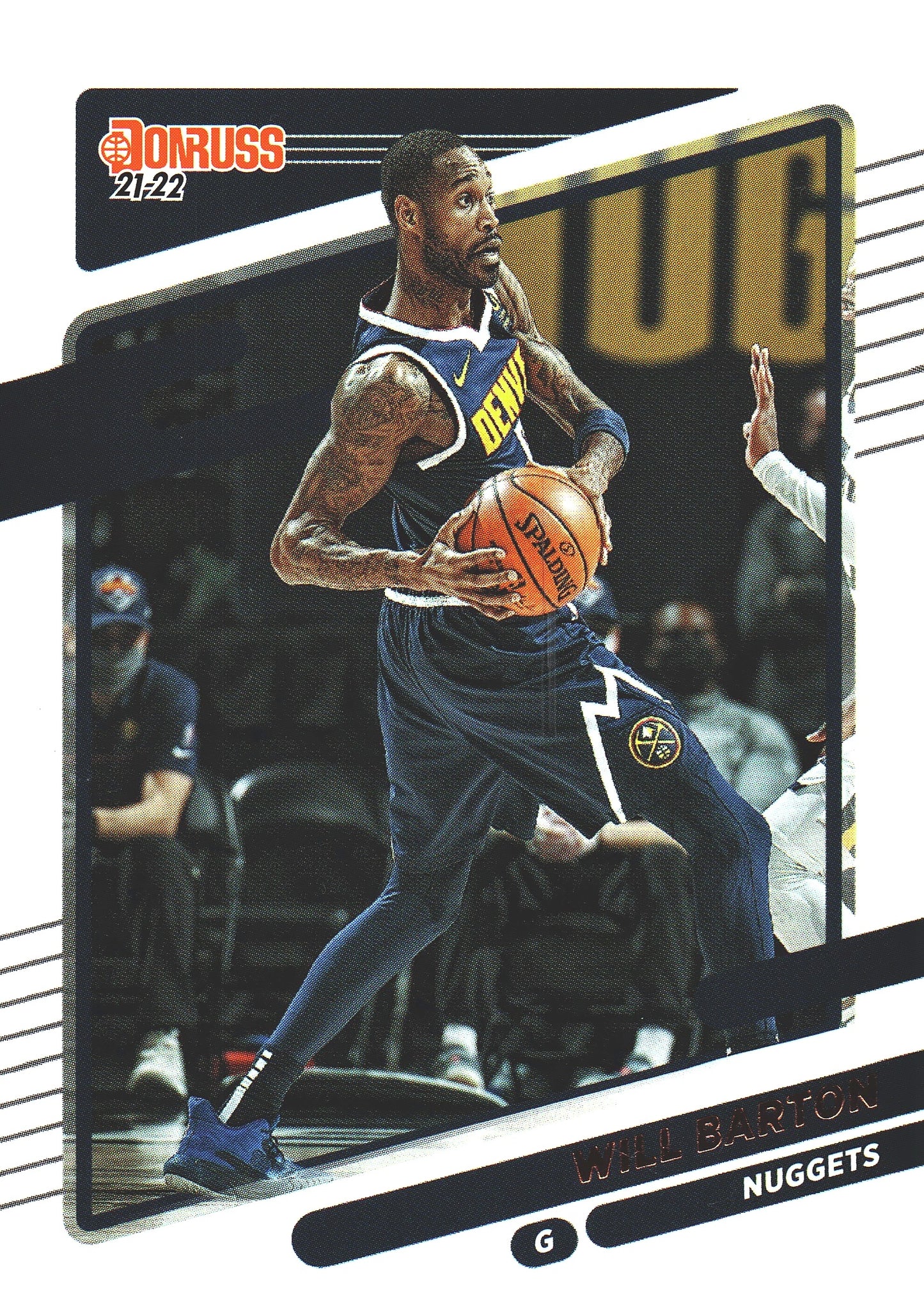 2021 Panini Donruss Will Barton #106 Denver Nuggets