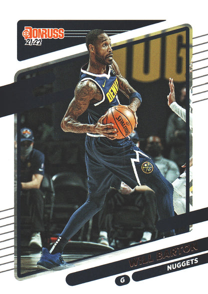 2021 Panini Donruss Will Barton #106 Denver Nuggets