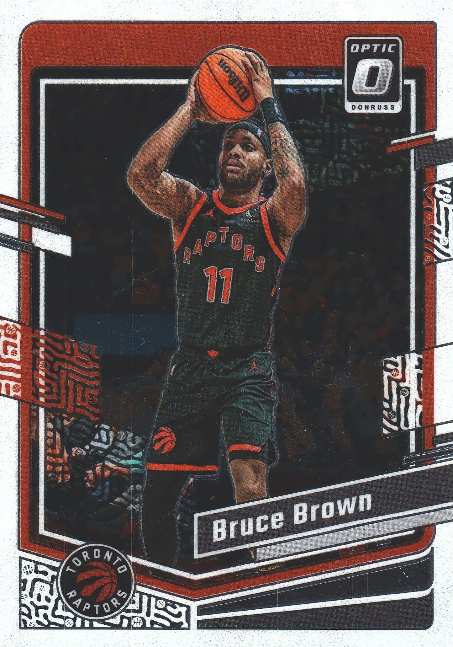 2023 Panini Donruss Optic Bruce Brown #39 Toronto Raptors
