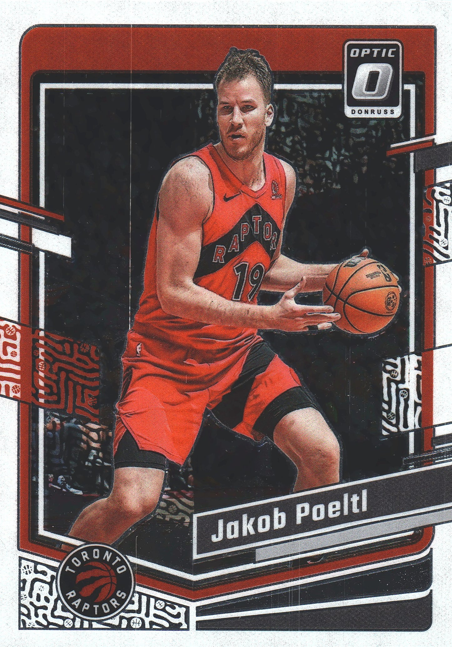 2023 Panini Donruss Optic Jakob Poeltl #94 Toronto Raptors