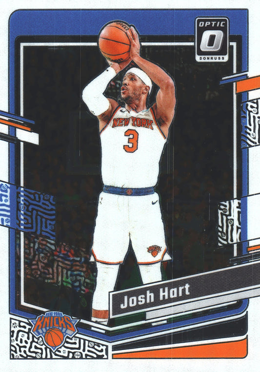 2023 Panini Donruss Optic Josh Hart #115 New York Knicks
