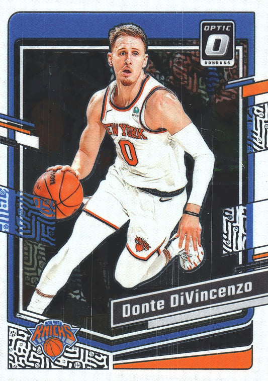 2023 Panini Donruss Optic Donte DiVincenzo #196 Toronto Raptors
