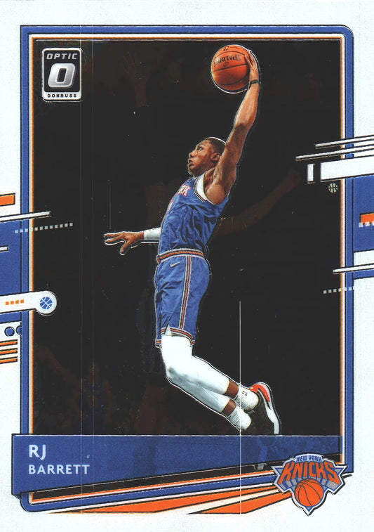 2020 Panini Donruss Optic RJ Barrett #62 New York Knicks