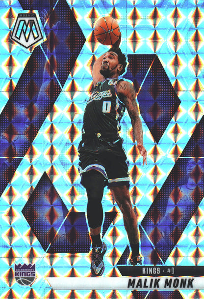 2024 Panini Mosaic Malik Monk Hyper #127 Sacramento Kings