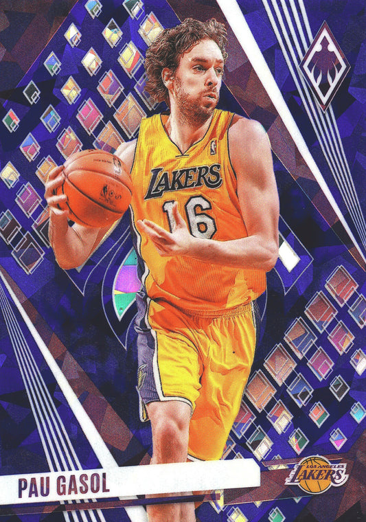 2023 Panini Phoenix Pau Gasol Blue Ice #133 Los Angeles Lakers