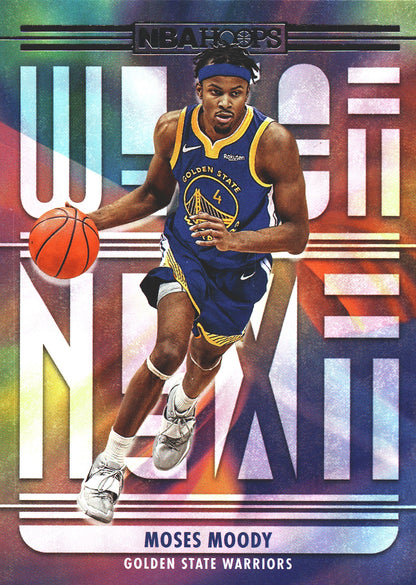 2021 Panini Hoops We Got Next rc Moses Moody #14 Golden State Warriors
