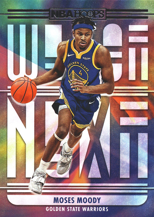 2021 Panini Hoops We Got Next rc Moses Moody #14 Golden State Warriors