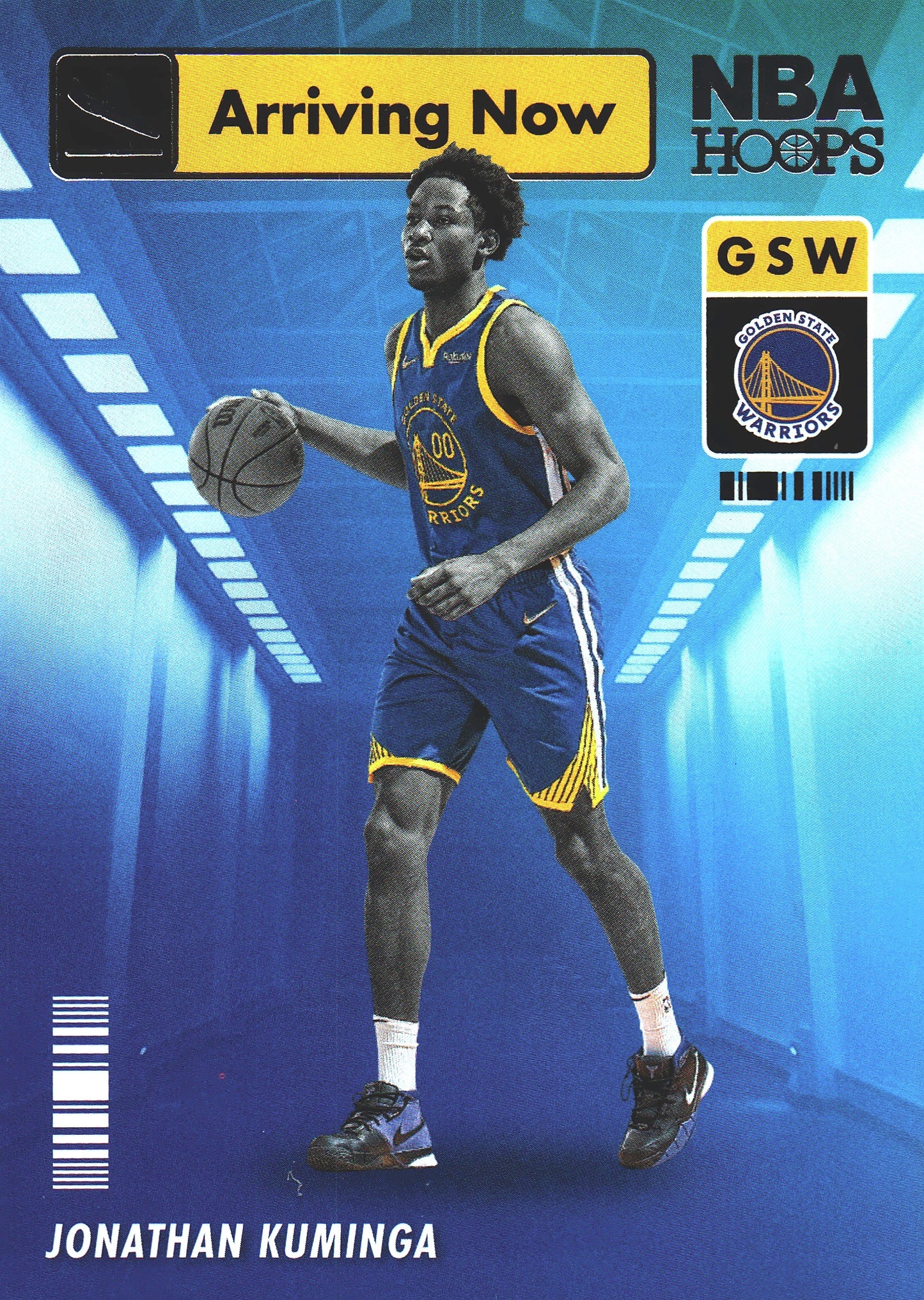 2021 Panini Hoops Arriving Now Jonathan Kuminga RC #4 Golden State Warriors