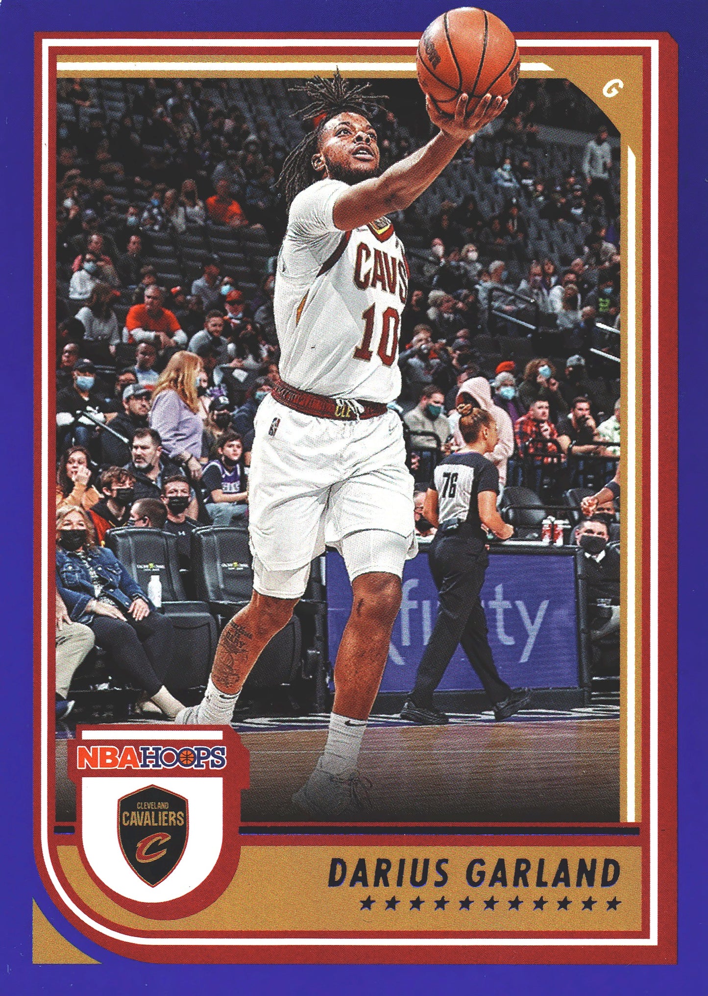 2022 Panini Hoops Darius Garland Blue #66 Cleveland Cavaliers