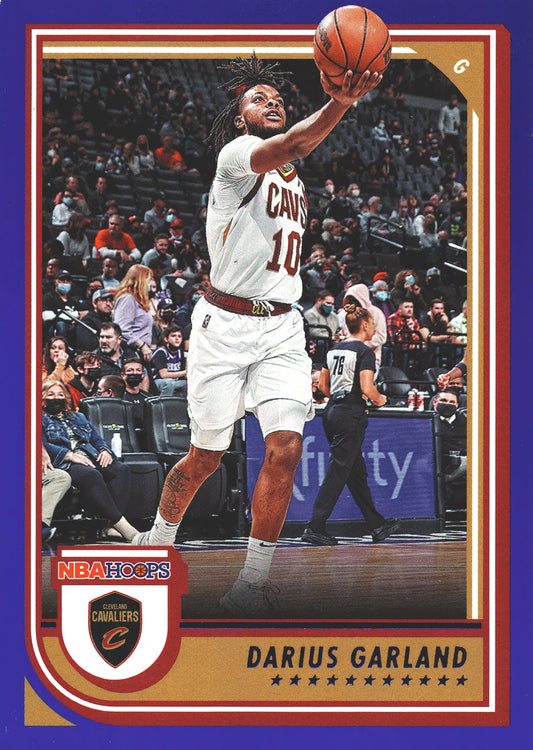 2022 Panini Hoops Darius Garland Blue #66 Cleveland Cavaliers