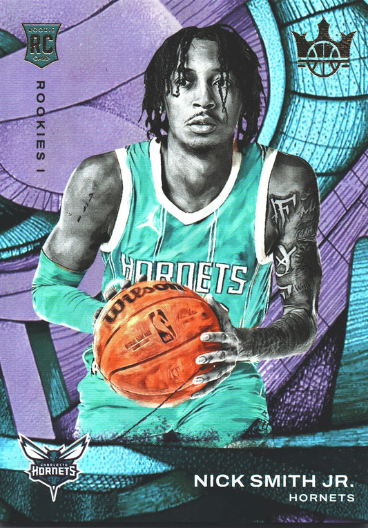 2023 Panini Court Kings Nick Smith Jr. RC Level 1 #76 Charlotte Hornets