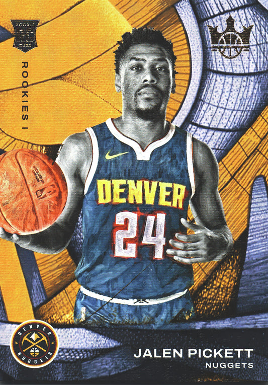 2023 Panini Court Kings Jalen Pickett RC Level 1 #95 Denver Nuggets