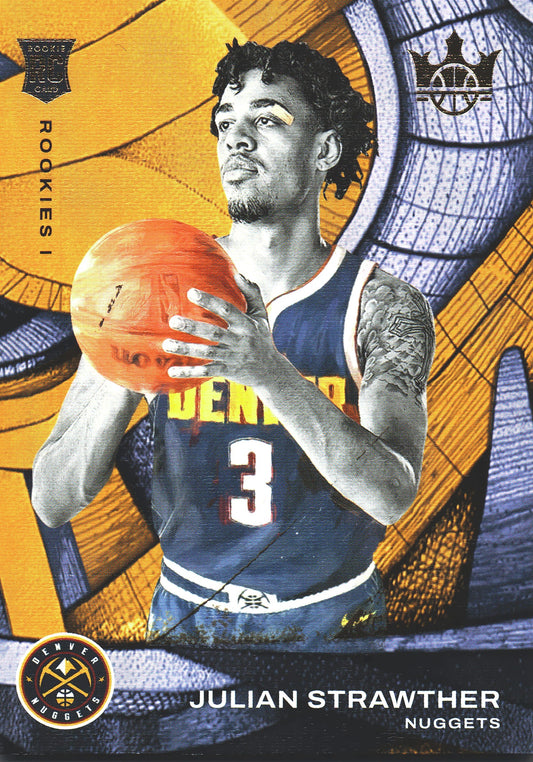 2023 Panini Court Kings Julian Strawther RC Level 1 #89 Denver Nuggets