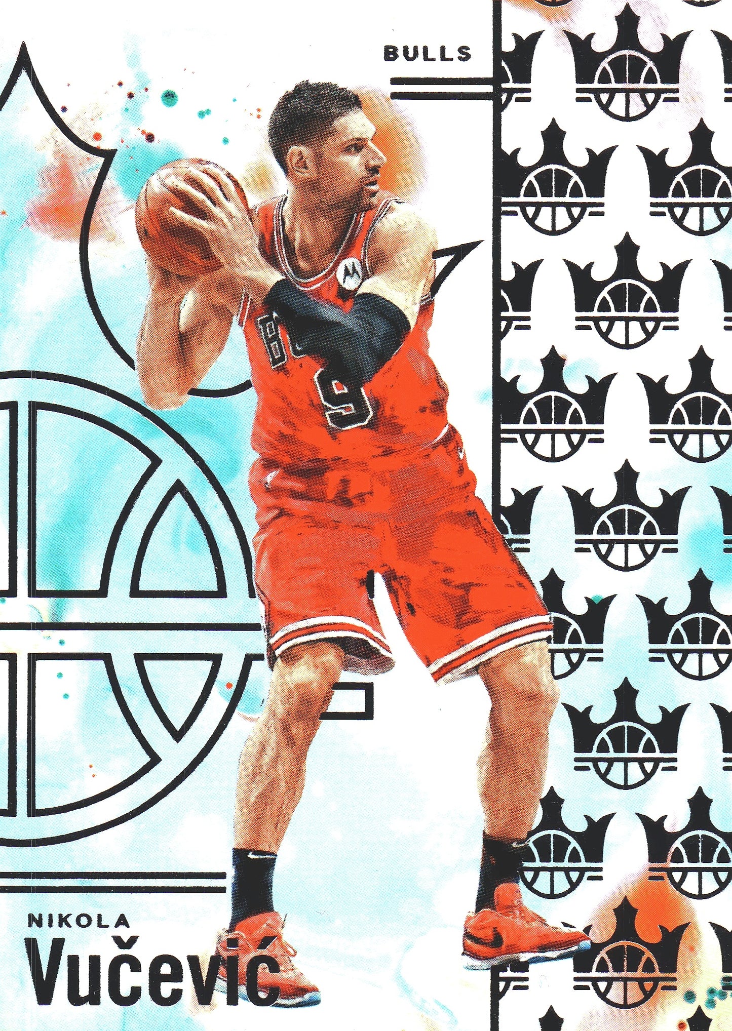 2024 Panini Court Kings Nikola Vučević #70 Chicago Bulls