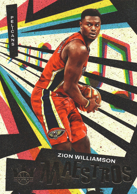 2022 Panini Court Kings Maestros Zion Williamson #24 New Orleans Pelicans