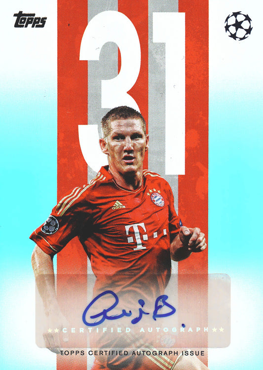 2025 Topps UCC Best of the best Auto Bastian Schweinsteiger #BBA-BS Bayern Munich