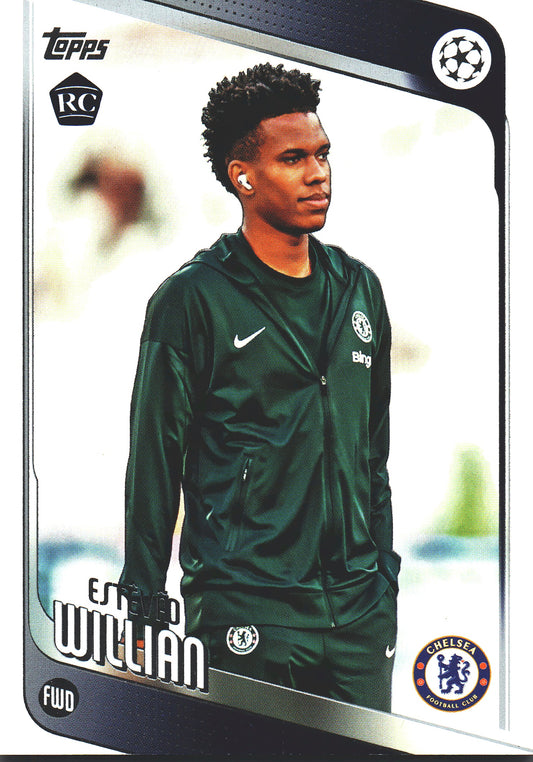 2025 Topps UCC SSP Image variation Estevao Willian RC #66 Chelsea