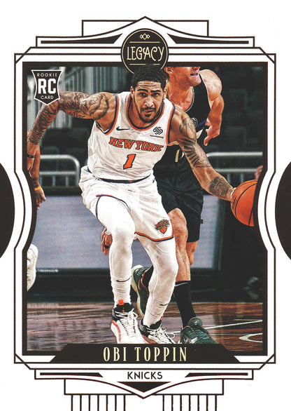 2020 Panini Chronicles Legacy Obi Toppin RC #692 Knicks