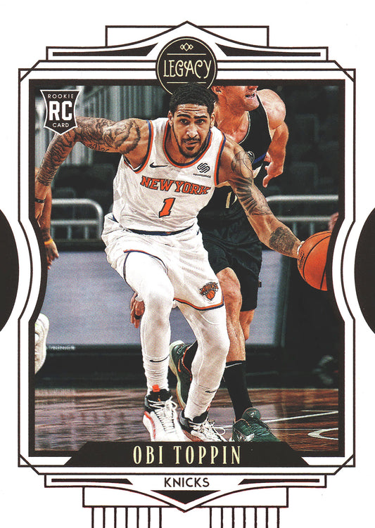 2020 Panini Chronicles Legacy Obi Toppin RC #692 Knicks