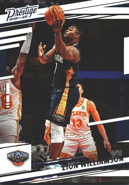 2021 Panini Chronicles Prestige Zion Williamson #66 New Orleans
