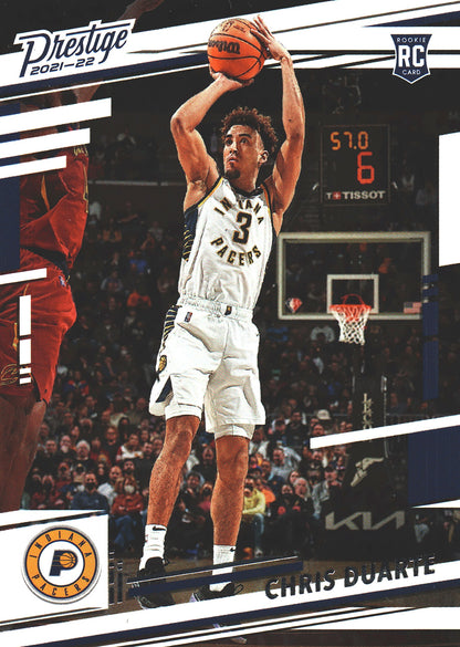 2021 Panini Chronicles Prestige Chris Duarte RC #56 Pacers
