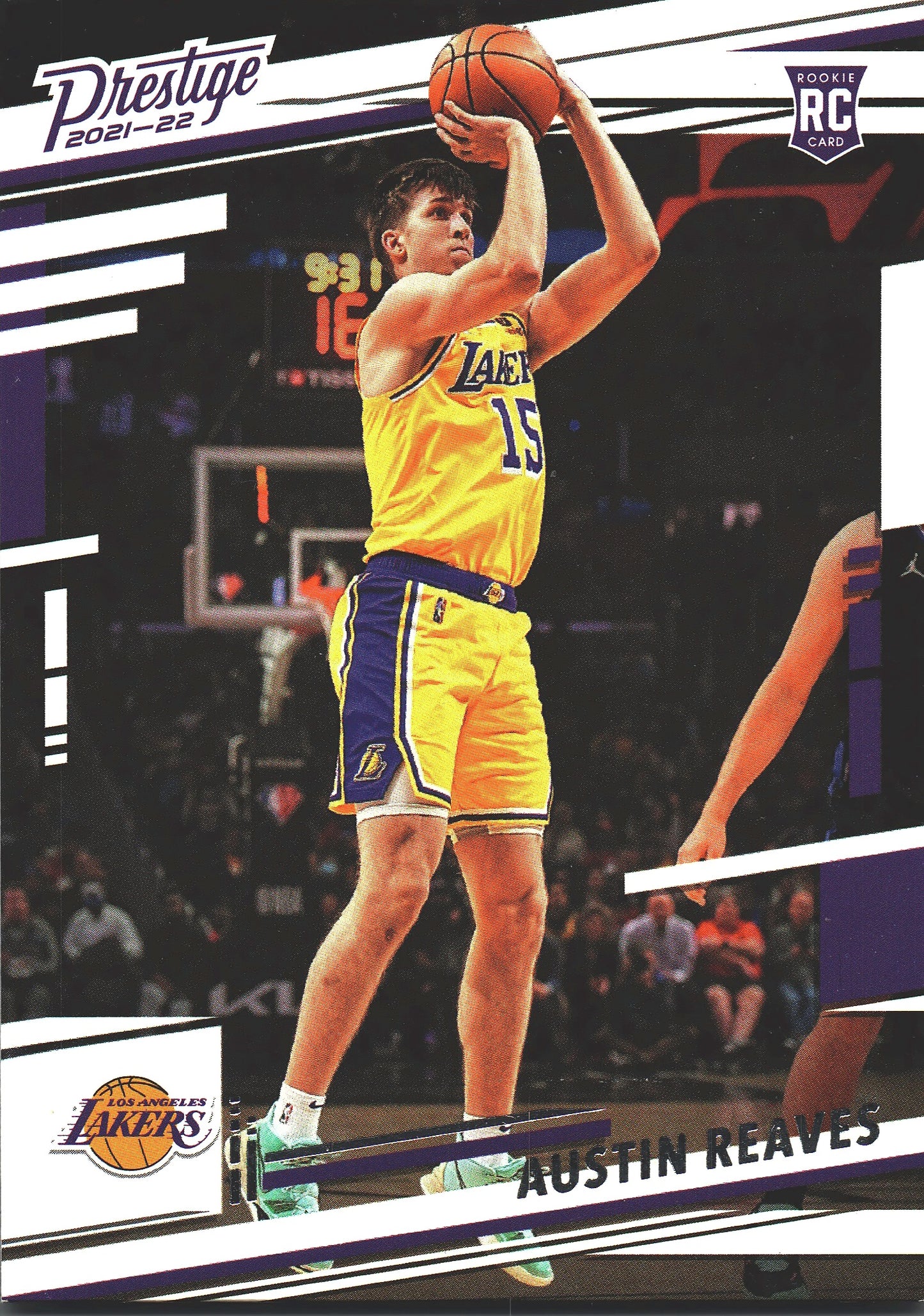 2021 Panini Chronicles Prestige Austin Reaves RC #61 Lakers