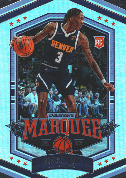 2021 Panini Chronicles Marquee Bones Hyland RC #339 Nuggets