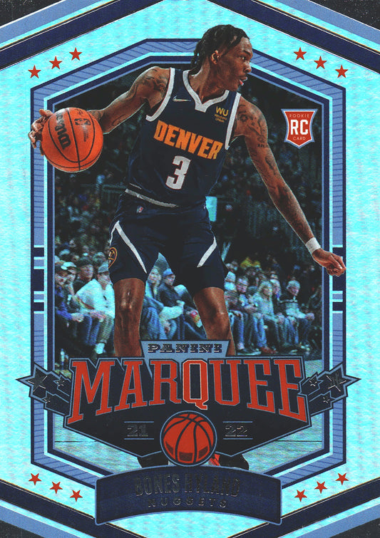 2021 Panini Chronicles Marquee Bones Hyland RC #339 Nuggets