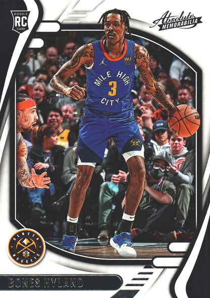 2021 Panini Chronicles Absolute Bones Hyland RC #233 Nuggets