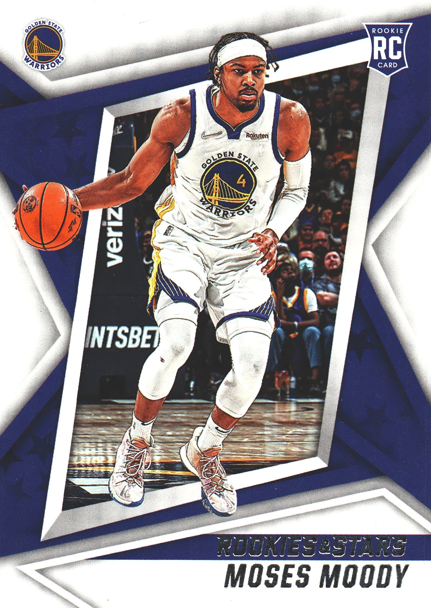2021 Panini Chronicles Rookie And Stars RC Moses Moody #107 Warriors