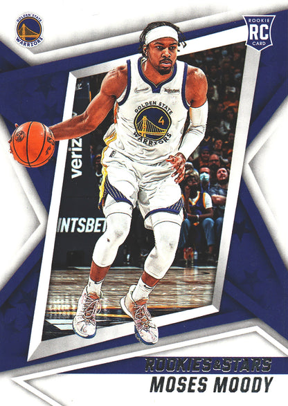 2021 Panini Chronicles Rookie And Stars RC Moses Moody #107 Warriors