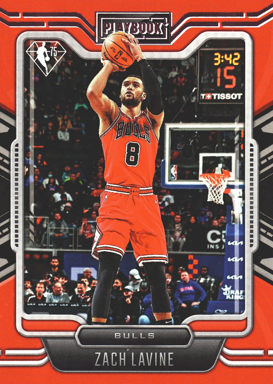 2021 Panini Chronicles Playbook Pink Zach LaVine #281 Bulls