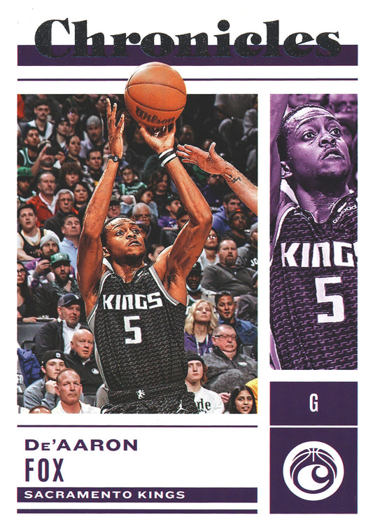 2022 Panini Chronicles De Aaron Fox #1 Kings