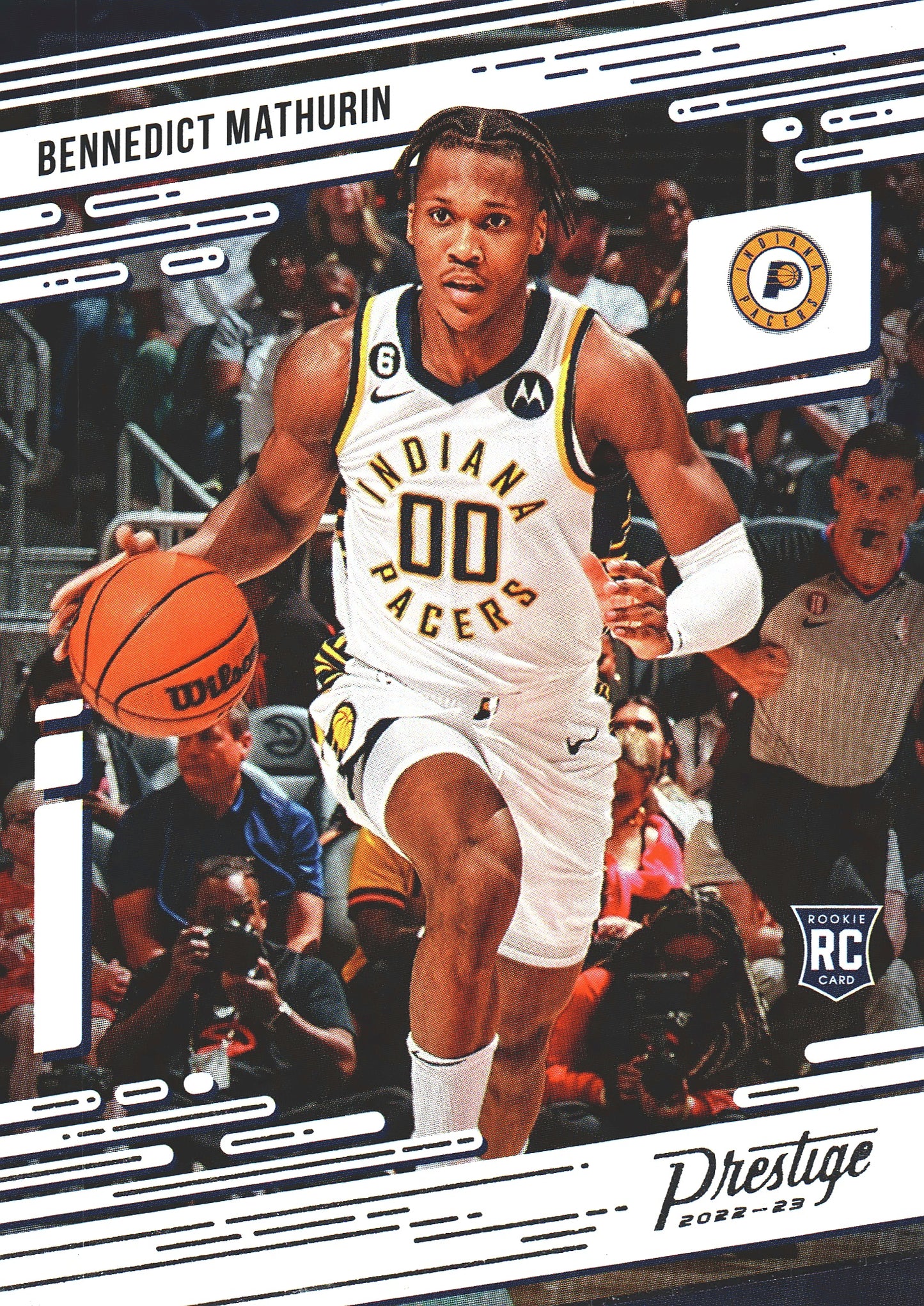 2022 Panini Chronicles Prestige Bennedict Mathurin RC #61 Pacers