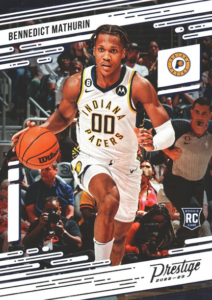 2022 Panini Chronicles Prestige Bennedict Mathurin RC #61 Pacers