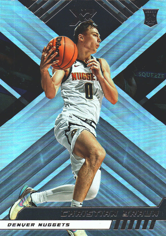 2022 Panini Chronicles XR Christian Braun RC #284 Nuggets