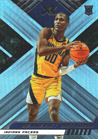 2022 Panini Chronicles XR Bennedict Mathurin RC #291 Pacers