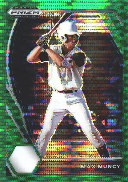 2021 Panini Prizm Draft Picks Green Pulsar Max Muncy #PDP25 Thousand Oaks High
